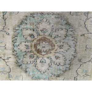 Alfombra Turca, Alfombra Vintage Grande de 5x9.4 pies, Alfombra Marroquí Verde Azul - Product Image 5