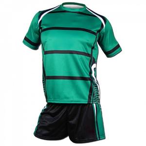Offre Spéciale violet et or respirant 100% Polyester Rugby pour chemise uniformes à la mode en gros ensemble avec nom d'équipe personnalisé - Product Image 3