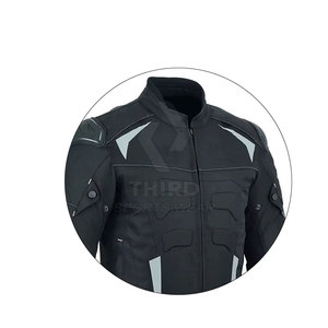 Veste textile d'extérieur pour hommes avec coutures renforcées et veste textile confortable au design athlétique - Product Image 5