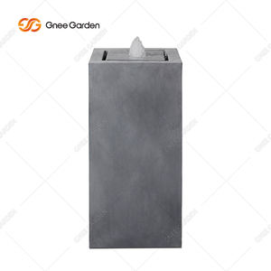 Fuente de Agua para Jardín Rectangular de Aluminio Personalizada de Fábrica 2026, Resistente a la Intemperie, Enchufable - Product Image 6