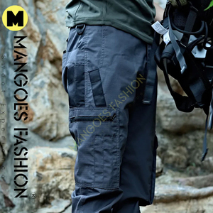Pantalones Cargo Tácticos de Pana Transpirables de Peso Medio con Múltiples Bolsillos Grandes para Unisex, de Cintura Media, Pierna Ancha, Invierno, Alta Calidad, Personalizados - Product Image 2