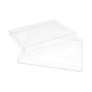 Bandeja de servicio de acrílico transparente Fabricante Personalizado Elegante Tamaño personalizado Bandeja de acrílico hecha a mano - Product Image 1