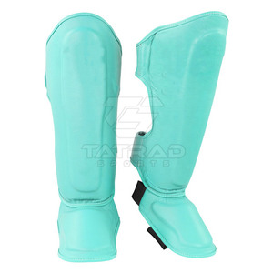 Espinilleras de Boxeo de Cuero de Alta Calidad con Protección Profesional para Boxeo y Lucha - Product Image 3