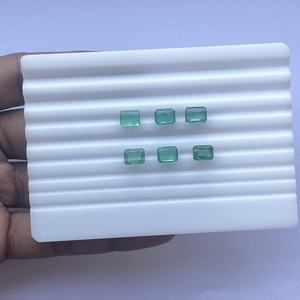 6mm 8mm Natural Esmeralda Octágono Corte Piedras preciosas sueltas Piedra preciosa Tamaño de la joyería Productos GIA IGI Certificado Fino Genuino Nuevo AAA Real - Product Image 4