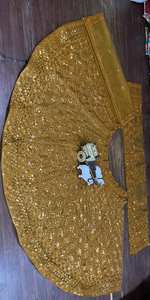 Lehenga choli เสื้อเบลาส์ปักลายสำหรับงานแต่งงานของผู้หญิงอินเดีย - Product Image 5