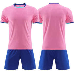 25-26 Venta al por mayor de camisetas de fútbol transpirables de secado rápido Hombres Niños Kit Personalización de cuerpo completo - Product Image 4