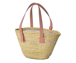 Bolso de paja, cesta de paja, bolsa de playa Natural, hecho a mano, marroquí, cruzado - Product Image 1