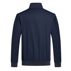 Blouson d'aviateur matelassé en coton pour hommes personnalisé OEM grande taille saison d'hiver coupe-vent décoration en fourrure poche oblique fermeture éclair tricoté - Product Image 2