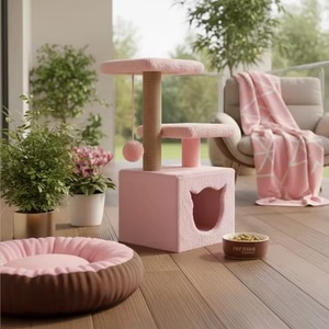 Grattoir pour chats Amistar Rose Tenderness de haute qualité, adapté à toutes les races et tailles de chats. - Product Image 2