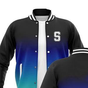 Chaqueta Deportiva Personalizada de Estilo Nuevo para Hombre, Sublimación, Logotipo Frontal en Lona, Transpirable, de Secado Rápido, Alta Calidad, al por Mayor - Product Image 3