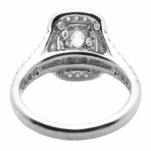 Elegant Classic Style Moissanite Round Diamond Studded In S925 Sterling Silver <b>Iced</b> Out Luxury Hip Hop Wedding <b>Ring</b> - Product Image 5