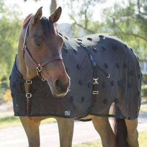 TAPIS DE CHEVAL MAGNÉTIQUES EN MAILLE DE HAUTE QUALITÉ EN TISSU DE MAILLE LÉGÈRE SOUS LES TAILLES ET COULEURS ASSORTIES - Product Image 2