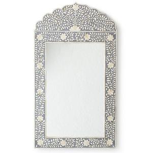 Premium Handmade Bone Inlay Art Deco Mirror Indian Home Decor with Customizable Shape & Size - Product Image 6