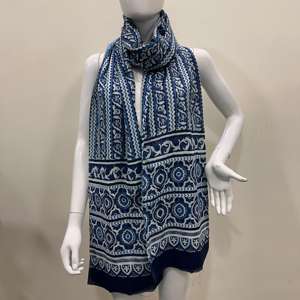 Nouveau design, étole en coton imprimé, port quotidien, longueur longue, dupatta pour filles, saison hiver-été, étole vintage faite à la main pour femmes - Product Image 1