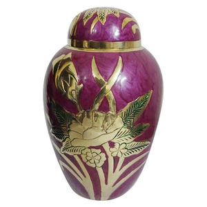 Luxury Handcrafted Aluminium Memorial <b>Urns</b> for Ashes Modern Design Durable Secure Lid 5-15L Capacity Tabletop Vase Function - Product Image 3