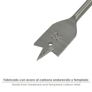 Broca plana para madera Wolfpack de 3 puntas y 28,00 mm. - Product Image 3