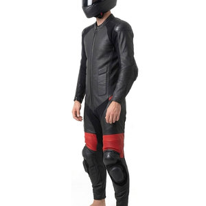 Traje de Motocicleta de Cuero Premium para Hombre, Equipo de Conducción Resistente, Ajuste Suave, Ideal para Carreras, Turismo y Aventuras al Aire Libre - Product Image 2