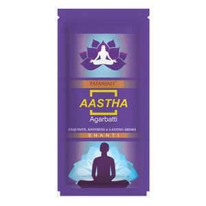 Patanjali Aastha Agarbatti Shanti - 150 Gm - Product Image 1