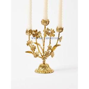 Candélabre de décoration de table au design luxueux Chandelier d'intérieur en laiton de forme et de taille personnalisées de qualité exclusive - Product Image 6