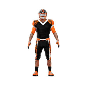 <b>Best</b> Quality American <b>Football</b> Uniforms Customized Designs Printing Sublimated Quick Dry Breathable American <b>Football</b> Uniform - Product Image 4