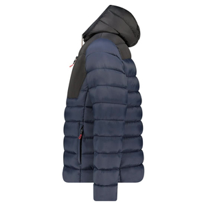 Exclusif Élastique Poignets Fermeture Éclair Hommes Matelassé Doudoune En Gros Léger Chaud Ajustable À Capuche Hiver Spécial Veste - Product Image 5