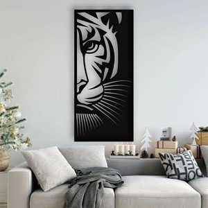 Diseños de corte láser de decoración de pared de alta calidad para el hogar, oficina, paneles de pared decorativos personalizables, hecho de Malasia, elegante, duradero - Product Image 4