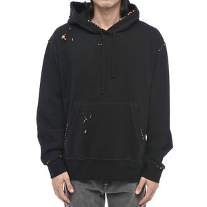 Ropa de calle de algodón polar en blanco para hombre invierno 420 600 1000 GSM, ropa de calle personalizada para hombre, sudaderas con capucha bordadas térmicas de alta calidad para hombre - Product Image 1