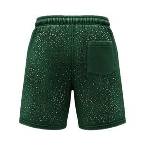 Venta al por mayor OEM pantalones cortos de algodón pesado Streetwear hombres personalizados Vintage lavado grueso algodón Sunfaded secado rápido pantalones cortos de sudor - Product Image 4