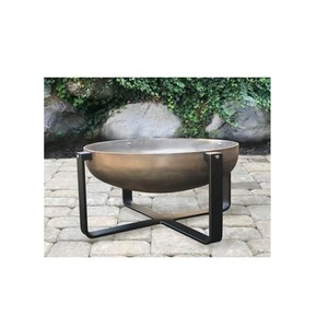 Brasero en fer robuste de conception artisanale pour la cour, le patio, le camping, les rassemblements en plein air, bol en métal durable - Product Image 6