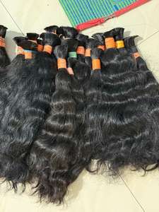 Grado 15A Templo indio Cutícula alineada Virgen Extensiones de cabello humano crudo Sin procesar Sur DE LA India Proveedor mayorista - Product Image 4