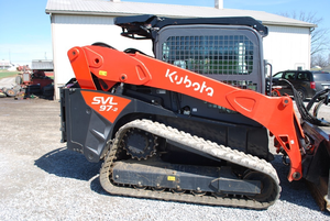 Kubota SSV75 Skid Steer Loader with Forestry <b>Mulcher</b> Compact Track Loader - Product Image 5
