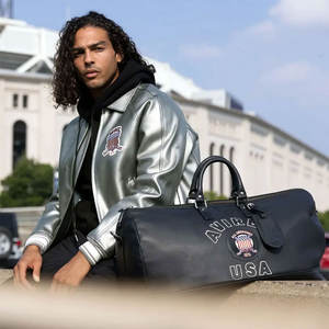 Veste Avirex en cuir de qualité supérieure pour hommes, tailles personnalisées de différentes couleurs disponibles, meilleure vente de vestes en cuir brodées pour hommes - Product Image 5