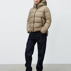 High Quality Men'<b>s</b> Lightweight Down <b>Puffer</b> <b>Jacket</b> Water-Resistant and Packable Hooded Collar <b>Long</b> Length Fabric - Product Image 3