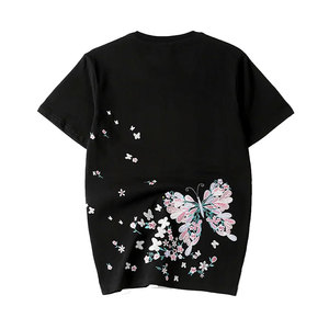 เสื้อยืดแขนยาวทรงหลวม ระบายอากาศได้ดี ปักลายวินเทจ ขายดีที่สุดสำหรับผู้ชาย ผ้าฝ้าย 100% ปรับแต่งได้ เป็นที่นิยมมากที่สุด - Product Image 5