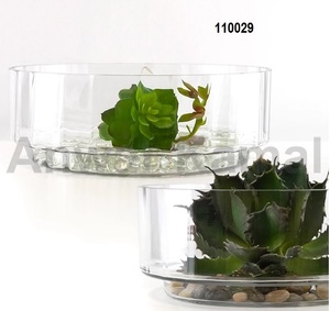 <b>Clear</b> Round Bowl <b>Vase</b> - Product Image 1