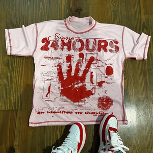 เสื้อยืดคอกลมผ้าฝ้าย100% สำหรับผู้ชายและผู้หญิงเสื้อยืดคอกลมวินเทจพิมพ์ลาย DTG - Product Image 2