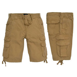 High Quality Solid Eco-Friendly Quick Dry Cotton Breathable <b>Cargo</b> <b>Shorts</b> for Men Custom Logo Plus Size Street Wear Casual - Product Image 1