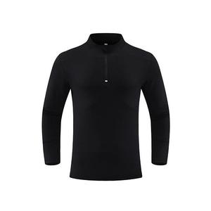 Sweat-shirts d'hiver brodés pour hommes avec détection par aiguille, 100 % coton molletonné, demi-zip, design décontracté et sportif - Product Image 5