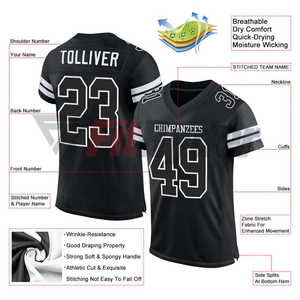 Maillot de football américain à prix réduit sur mesure maillot de football américain à séchage rapide avec logo et design personnalisés vente en gros OEM - Product Image 6