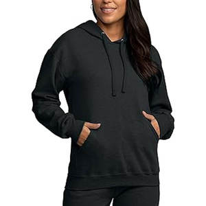 Sudadera con capucha de manga larga para hombre y mujer, Jersey informal de entrenamiento, sudaderas con capucha de bolsillo de canguro de Color sólido, venta al por mayor personalizada - Product Image 6