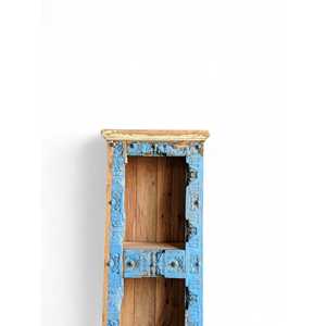 <b>Rustic</b> Wooden Bookshelf for Home Office Living Room Bedroom School Hotel with Durable Metal Cabinet Design - Product Image 3