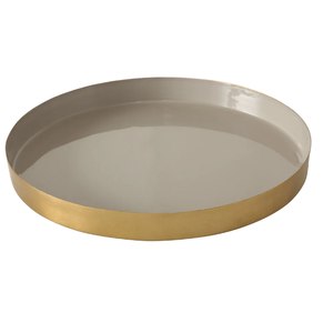 Plateau en métal enduit de poudre verte de Style classique avec poignées latérales pour l'organisation de stockage à domicile collations alimentaires servant et décoration - Product Image 3