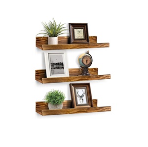 Pot de jardinière en bois support mural décoratif en bois support de décoration mural pour la maison nouveau design créatif artisanat - Product Image 1
