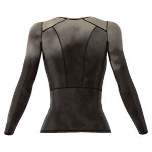 OEM compresión gimnasio camiseta atlética Yoga camiseta mujer Tops Fitness deporte gimnasio camisa Nylon Spandex Yoga activo camisa - Product Image 4