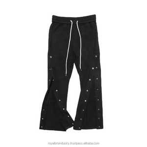 กางเกงวินด์เบรกเกอร์ทรงแบ็กกี้สไตล์สตรีทสำหรับผู้ชาย ผ้าแคนวาสคุณภาพสูง กันลม กันน้ำ แบบจ็อกเกอร์ มีเชือกผูกเอว สตรีทแวร์ - Product Image 3