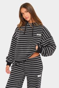 Chándal Largo Bordado Sólido de Invierno Negro para Mujer - Product Image 2