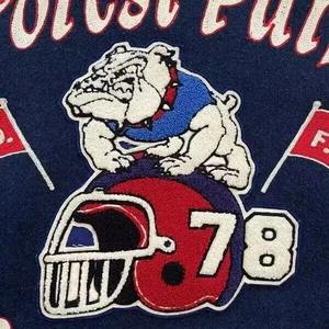 Chaquetas Varsity de lana personalizadas para hombres y mujeres, diseño clásico de Letterman, a prueba de viento, estampado, invierno, equipos al aire libre, ropa informal, talla XL - Product Image 3