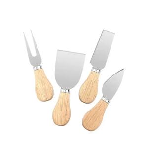 Juego de cuchillos esparcidores de queso de Metal de 4 piezas hechos a mano de nueva calidad con mango de rama de aluminio utilizado para fiesta de boda - Product Image 2