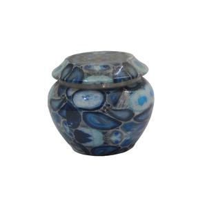 Urnes en aluminium Odyssey de haute qualité avec métal fini en marbre brun Odyssey de qualité supérieure pour le stockage des cendres - Product Image 3