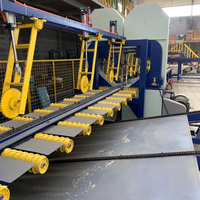 Taglio automatico idraulico legno a doppia lama verticale linea di produzione CNC sega a nastro segheria segheria macchina